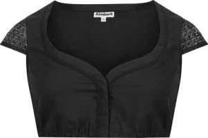 Almbock Dirndlbluse Dirndlbluse Silka (1-tlg) schwarz
