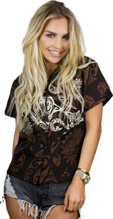 King Kameha Hawaiihemd Maori Chest Funky