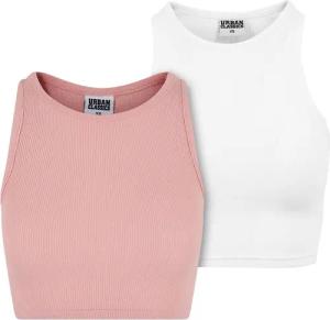 URBAN CLASSICS Shirttop Ladies Cropped Rib