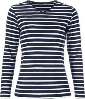 modAS Langarmshirt Damen Shirt mit Streifen
