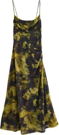 Next Jerseykleid Kew Collection geblümtes Trägerkleid