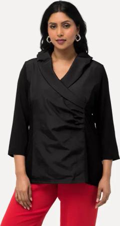 Ulla Popken T-Shirt Shirt Taft-Kragen Classic