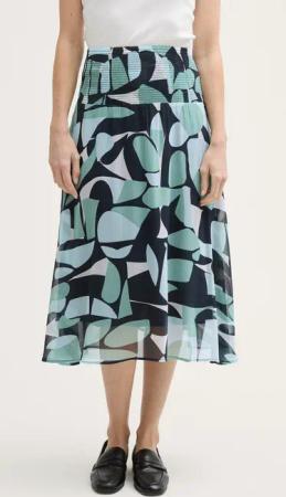 TOM TAILOR Sommerrock Chiffon Midi-Rock mit
