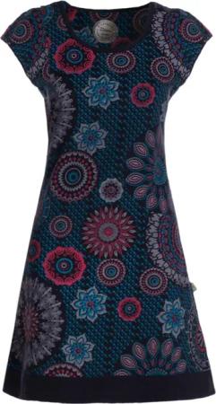 Vishes Tunikakleid Kurzarm Damen Sommer-Kleid Longshirt-Kleid