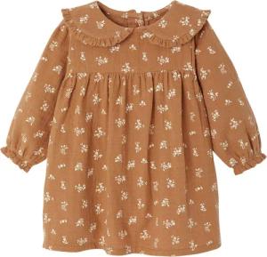 vertbaudet Minikleid Baby Kleid aus geblümtem