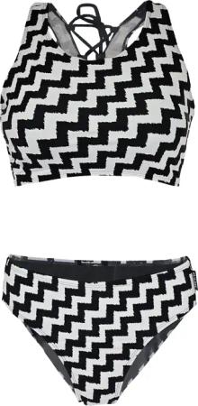 Beco Beermann Triangel-Bikini-Top Black & White,