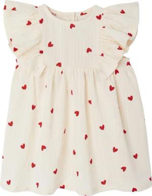 vertbaudet Minikleid Mädchen Baby Kleid aus