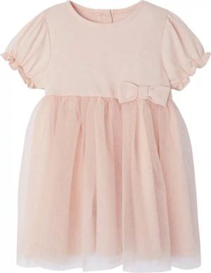 vertbaudet Minikleid Mädchen Baby Festkleid mit