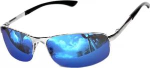 Rennec Sonnenbrille (Markenbrille mit Brillenbox und