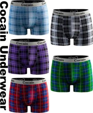 Cocain underwear Boxershorts 5 Bunte Herren
