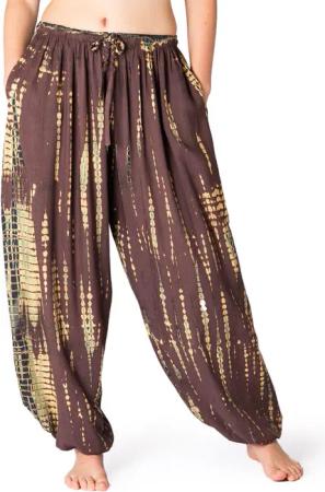 PANASIAM Relaxhose Tie-Dye Haremshose Sommerhose aus