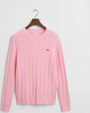 Gant Strickpullover Pullover mit Zopfmuster -