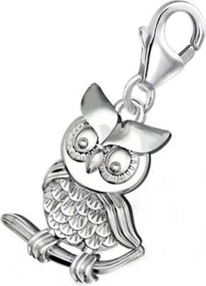 Goldene Hufeisen Charm-Einhänger Eule Karabiner Charm