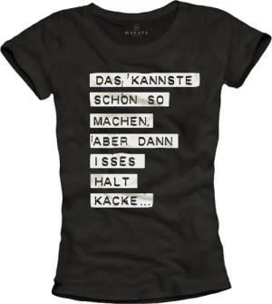 MAKAYA T-Shirt Damen Lustige Sprüche Shirts