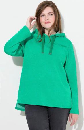 Ulla Popken Sweatshirt Sweatshirt Schriftdruck Classic