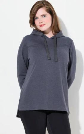 Ulla Popken Sweatshirt Sweatshirt Schriftdruck Classic