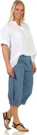 Aurela Damenmode Leinenhose Leinenhose Damen kurze