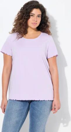 Ulla Popken T-Shirt T-Shirt Rippjersey Classic
