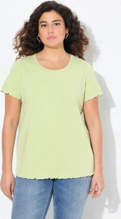 Ulla Popken T-Shirt T-Shirt Rippjersey Classic