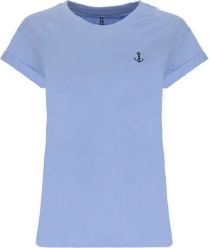 Leitfeuer T-Shirt Damen Kurzarm-Shirt Baumwolle Rundhals