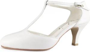 White Lady 851 offwhite Leder Brautschuhe