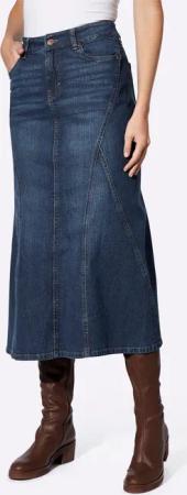 heine A-Linien-Rock Jeansrock