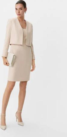 Comma Minikleid Elegantes Etuikleid mit Kappärmeln