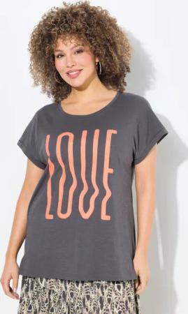 Ulla Popken T-Shirt T-Shirt oversized LOVE