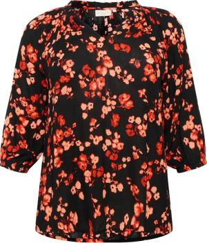 KAFFE Curve Langarmbluse Langarm-Bluse KCtrine Große