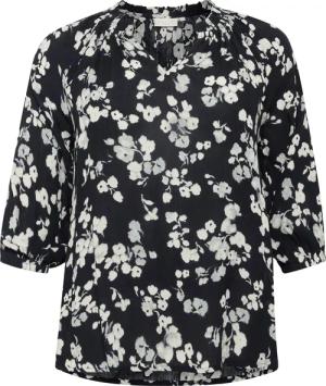 KAFFE Curve Langarmbluse Langarm-Bluse KCtrine Große