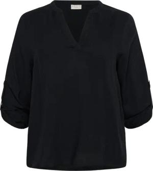 KAFFE Curve Langarmbluse Langarm-Bluse KCmolly Große