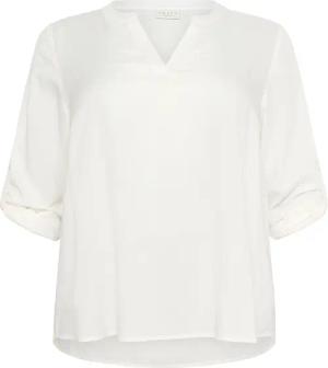 KAFFE Curve Langarmbluse Langarm-Bluse KCmolly Große