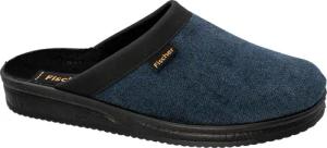 Fischer-Markenschuh Andy Pantoffel aus Jeansleinen, mit