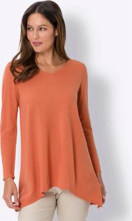 Sieh an! Strickpullover Longpullover