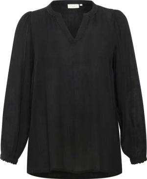 KAFFE Curve Langarmbluse Langarm-Bluse KCnoah Große