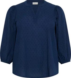 KAFFE Curve Langarmbluse Langarm-Bluse KCsilla Große