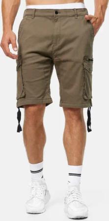 Indicode Cargoshorts Agron mit langen Stoffbändern