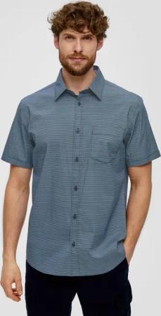 s.Oliver Kurzarmhemd Slim Fit: Kurzarmhemd mit