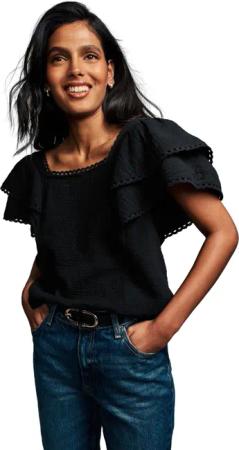LAURA ASHLEY Blusenshirt Laura Ashley Top