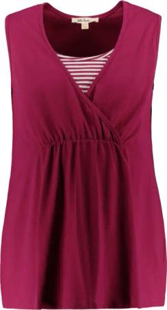 Ulla Popken T-Shirt Bellieva-Top 2er-Pack Umstandsmode