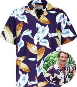 Pacific Legend Hawaiihemd Tom Selleck Calla