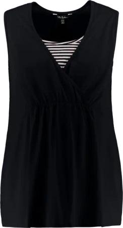Ulla Popken T-Shirt Bellieva-Top 2er-Pack Umstandsmode