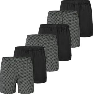 Schiesser Boxershorts 6er Pack Singel-Jersey (Spar-Set,