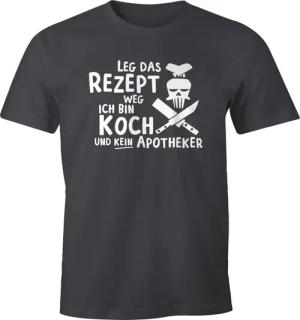 MoonWorks Print-Shirt Herren T-Shirt Leg das