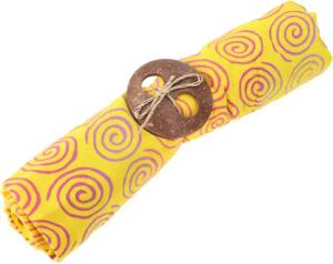 Guru-Shop Sarong Bali Batik Sarongkleid, Wickelrock,
