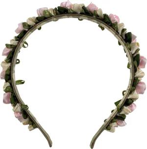 Trachtenland Haarreif Blumen Haarschmuck "Rosalie" mit