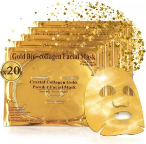 P-Beauty Cosmetic Accessories Gesichtsmaske Gold Collagen
