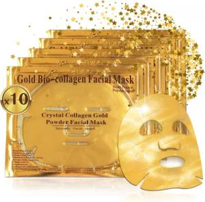 P-Beauty Cosmetic Accessories Gesichtsmaske Gold Collagen