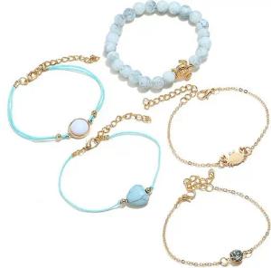 KARMA Armband Set Armbandset Boho Gold