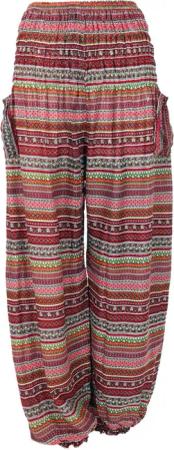 Guru-Shop Relaxhose Luftige Pluderhose, Sommerhose, Yogahose